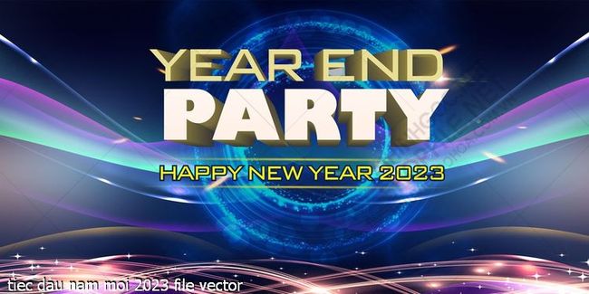 tiec dau nam moi 2023 file vector
